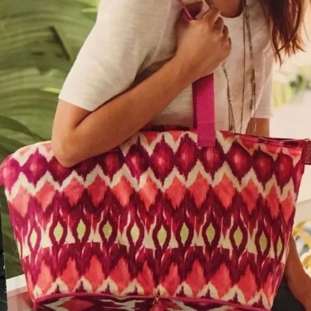 Chico's Be Bold Ikat travel duffle bag